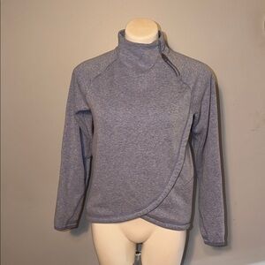 Athleta Girl Crazy Cozy Wrap. Size XXL (16). Heathered Blue.